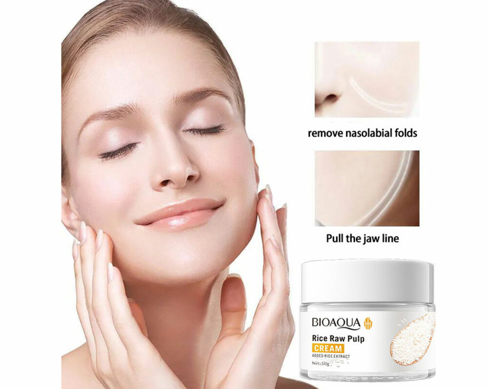 کرم آبرسان صورت عصاره برنج بیوآکوا BIOAQUA
